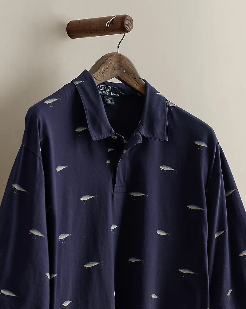 c. 2000 Graphic Polo Shirt - Size XXL