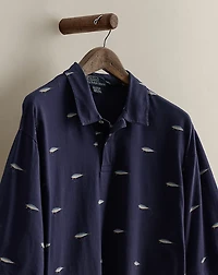 c. 2000 Graphic Polo Shirt - Size XXL