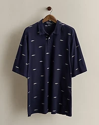 c. 2000 Graphic Polo Shirt - Size XXL