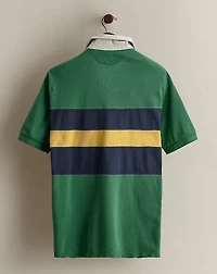 2007 Striped Mesh Rugby Shirt - Size L