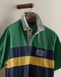 2007 Striped Mesh Rugby Shirt - Size L