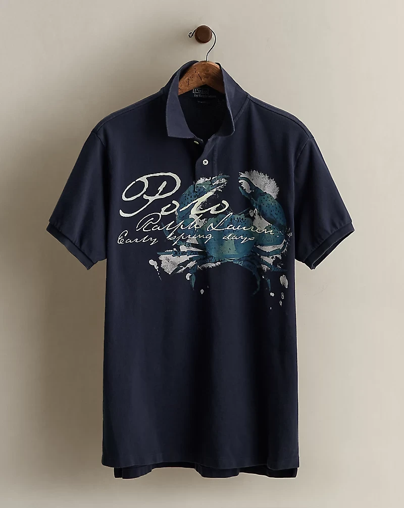 2006 Crab-Print Polo Shirt