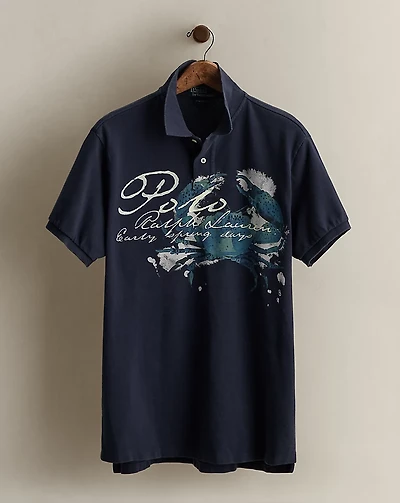 2006 Crab-Print Polo Shirt