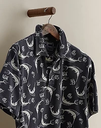2000 Marlin-Print Polo Shirt