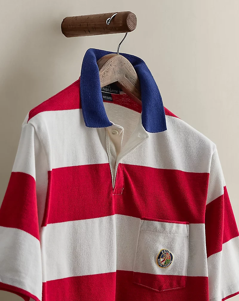 c. 1990 Crest Polo Shirt - Size L