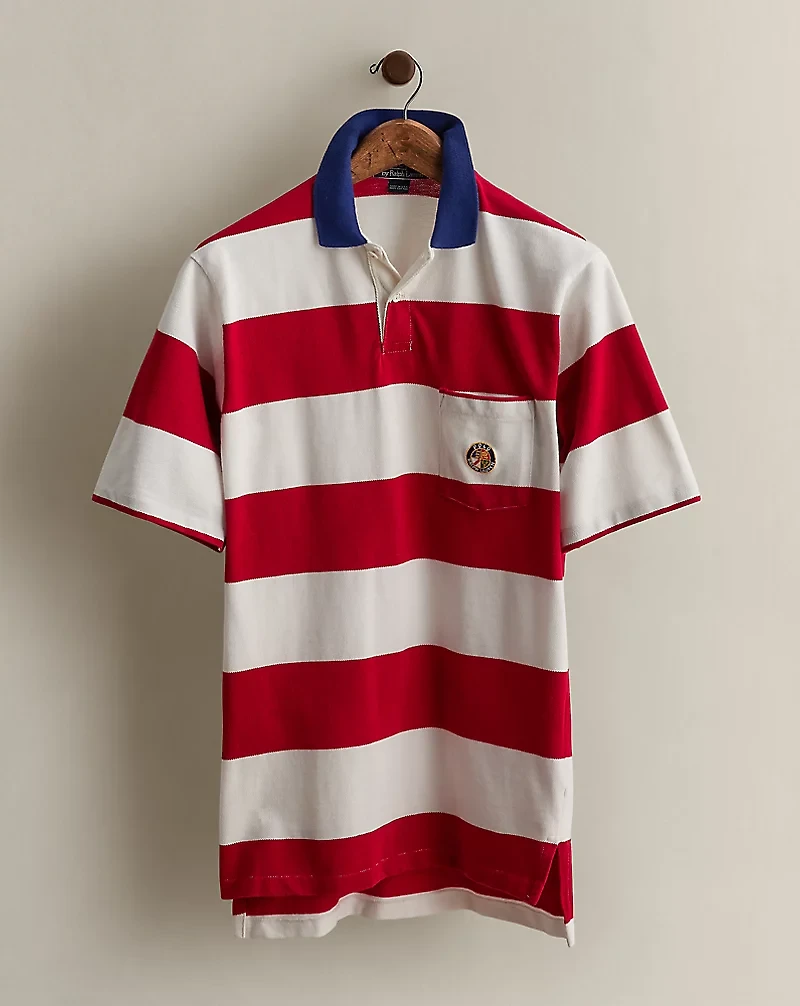 c. 1990 Crest Polo Shirt - Size L