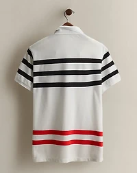 2019 P-Wing Striped Polo Shirt - Size L