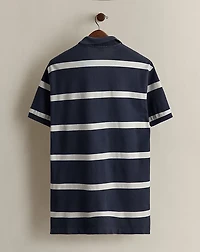 2007 Striped Polo Shirt - Size L