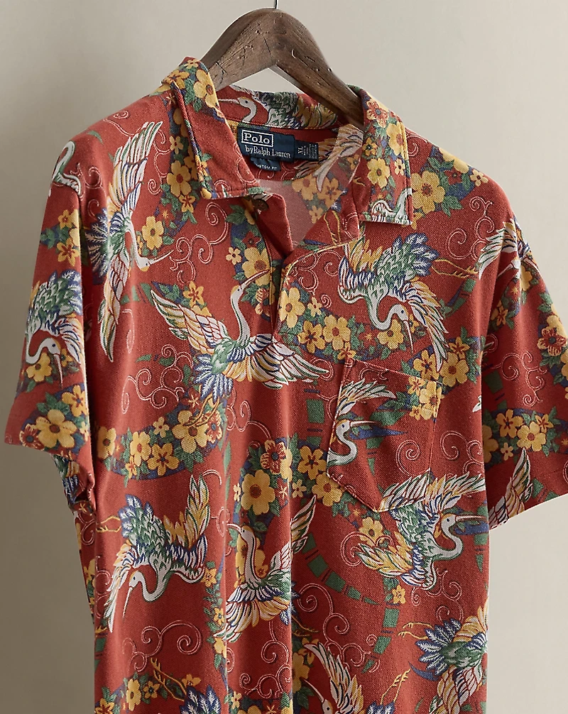 2011 Floral Polo Shirt - Size XL