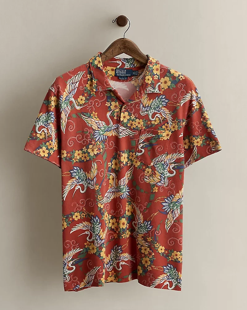 2011 Floral Polo Shirt - Size XL