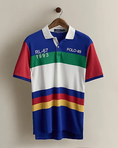 2018 Striped Polo Shirt - Size M