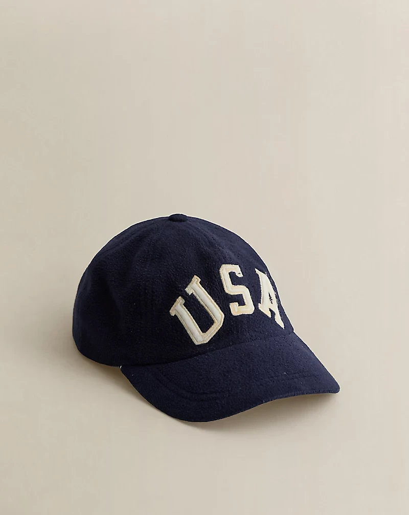 c. 1999 USA Fleece Ball Cap - Size L