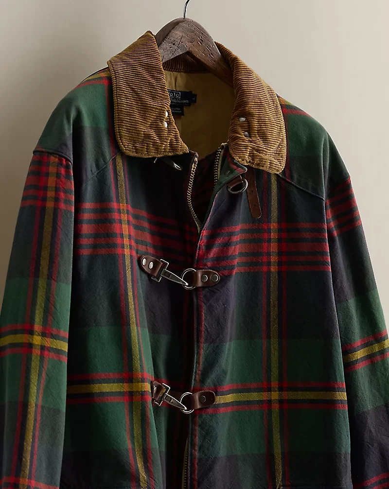1994 Plaid Cotton Jacket - Size L
