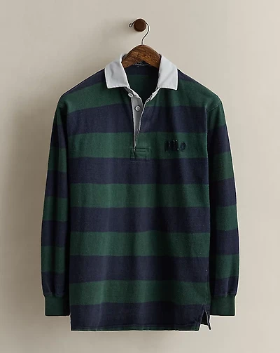 1998 Logo Striped Rugby Shirt - Size S