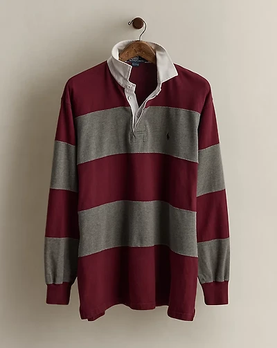 c. 2000 Striped Rugby Shirt - Size L