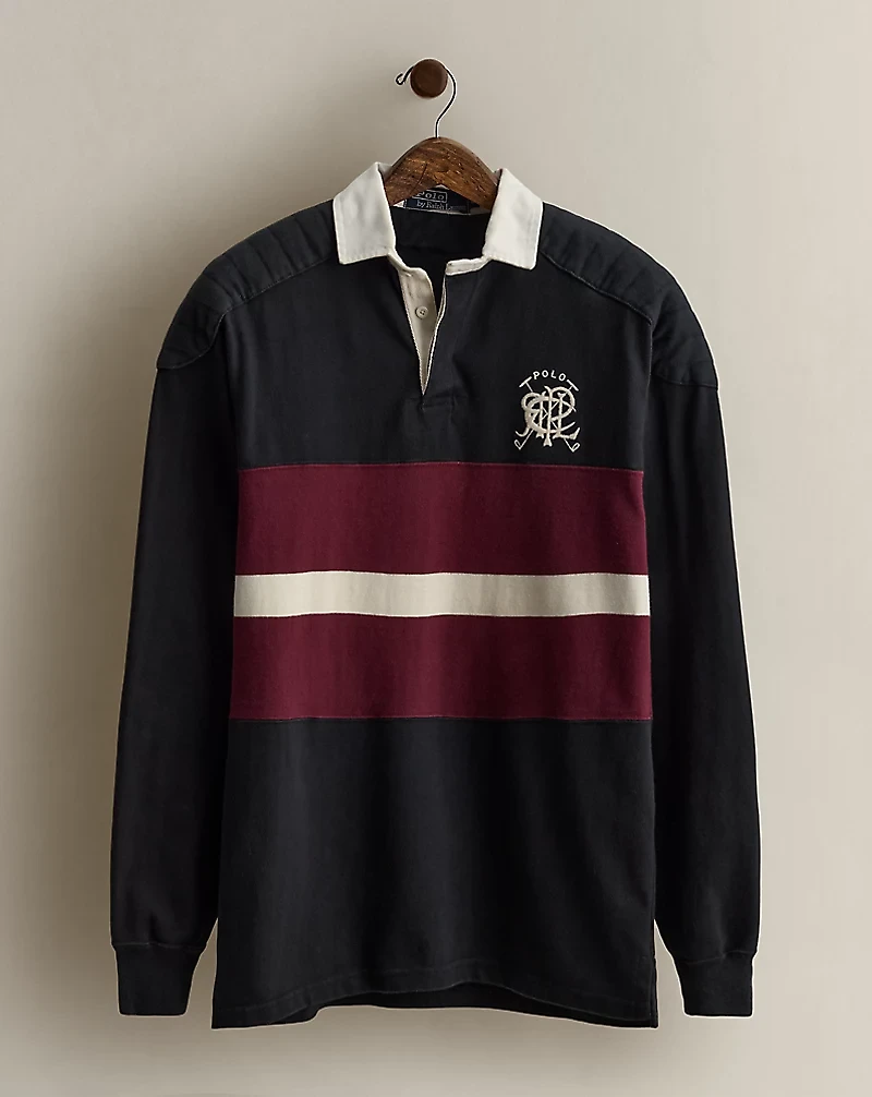 c. 1990 Crest Rugby Shirt - Size M
