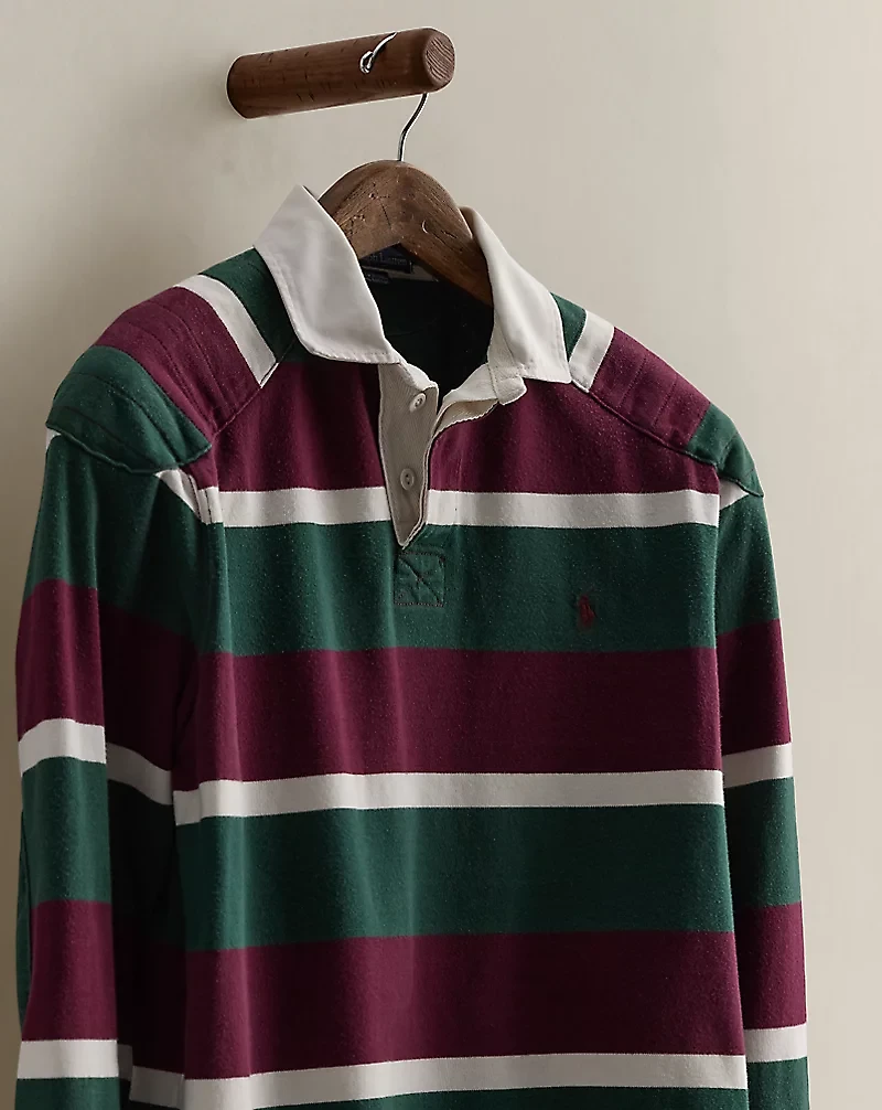 c. 1990 Striped Rugby Shirt - Size S
