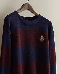 1987 Polo Crest Wool Sweater - Size M