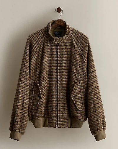 Vintage Houndstooth Jacket - Size XL