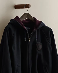 c. 1989 Wool Hooded Jacket - Size M