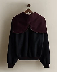 c. 1989 Wool Hooded Jacket - Size M
