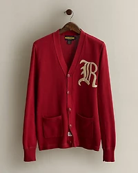 c. 2007 Rugby Letter Cardigan - Size M