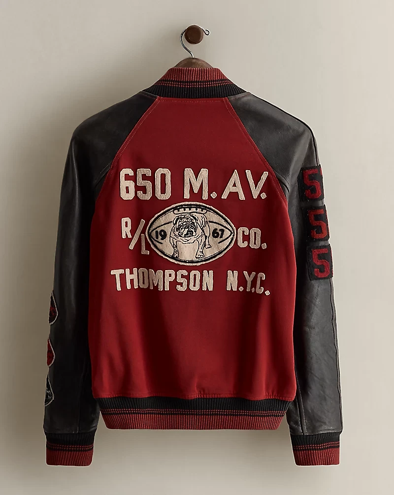 2009 Leather-Sleeve Jacket - Size M