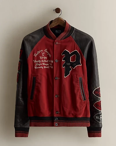 2009 Leather-Sleeve Jacket - Size M
