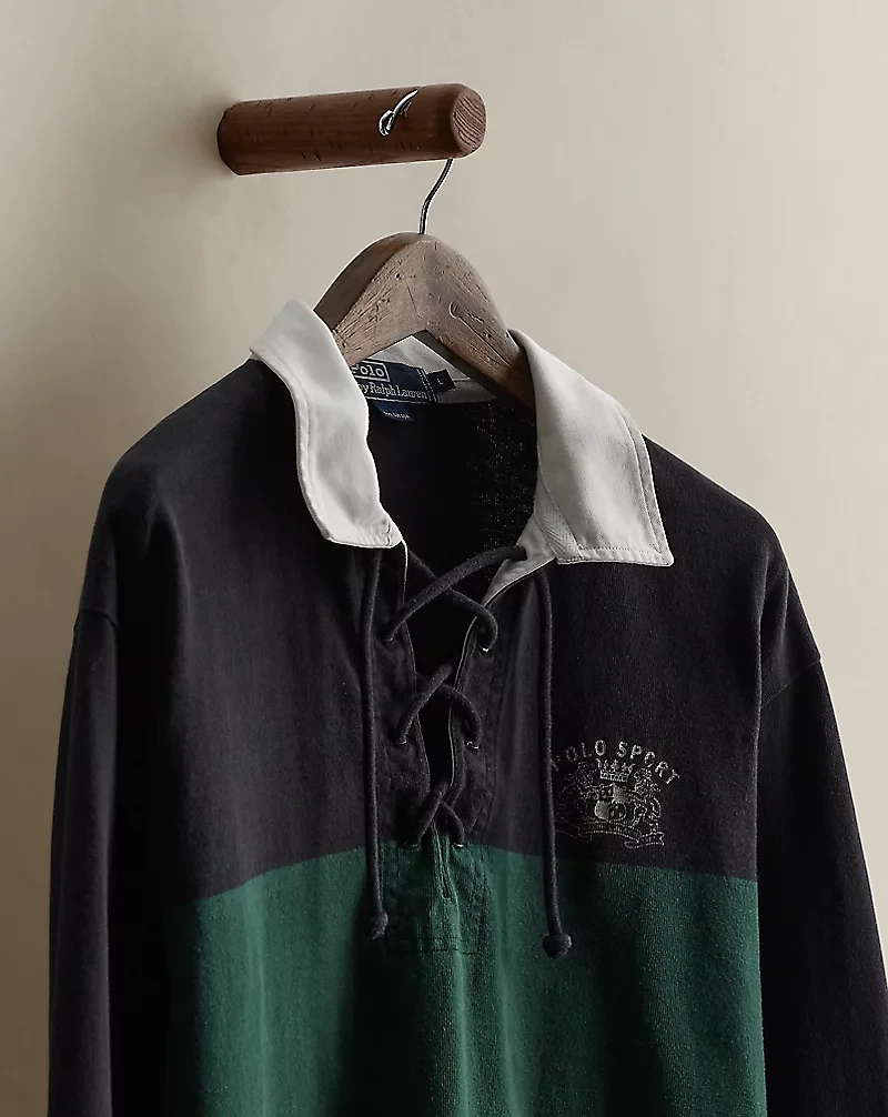 c. 2002 Lace-Up Rugby Shirt - Size L