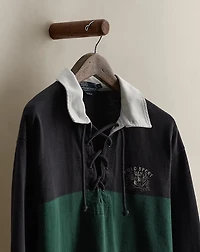 c. 2002 Lace-Up Rugby Shirt - Size L