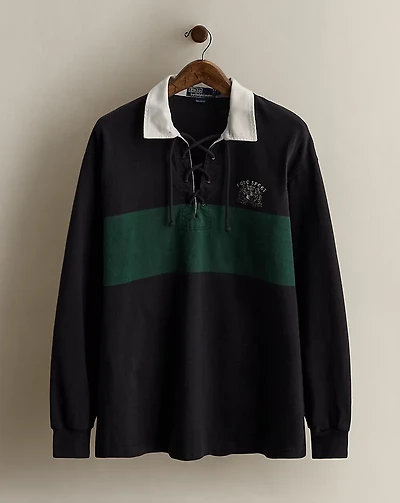 c. 2002 Lace-Up Rugby Shirt - Size L