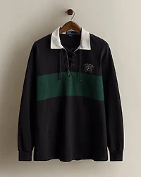 c. 2002 Lace-Up Rugby Shirt - Size L