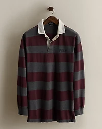 1998 Logo Striped Rugby Shirt - Size L