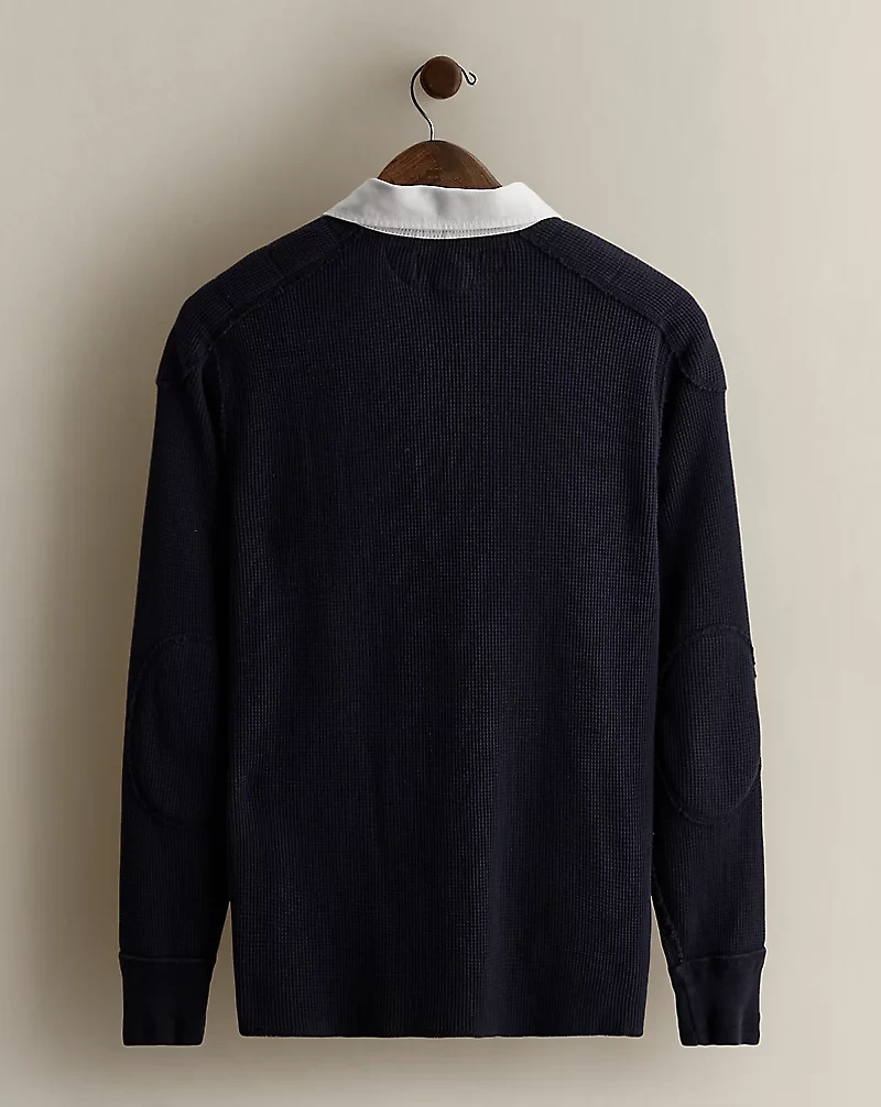 2008 Waffle-Knit Rugby Shirt - Size M