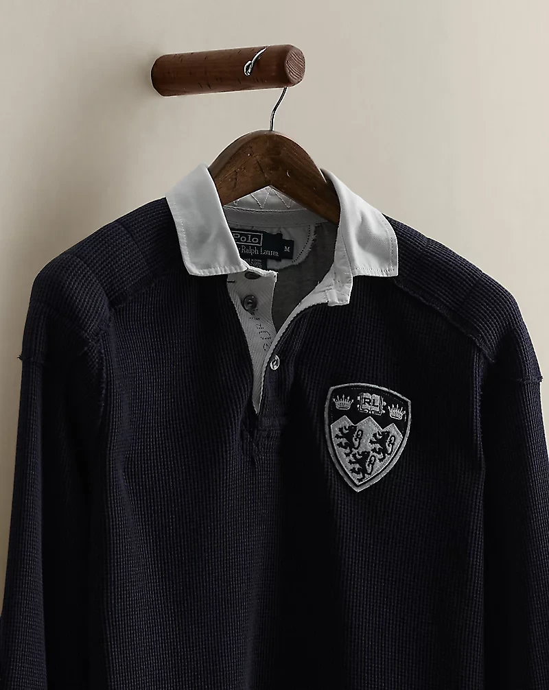 2008 Waffle-Knit Rugby Shirt - Size M