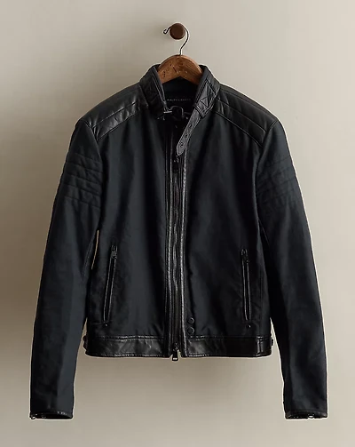 c. 2010 Black Label Moto Jacket - Size L