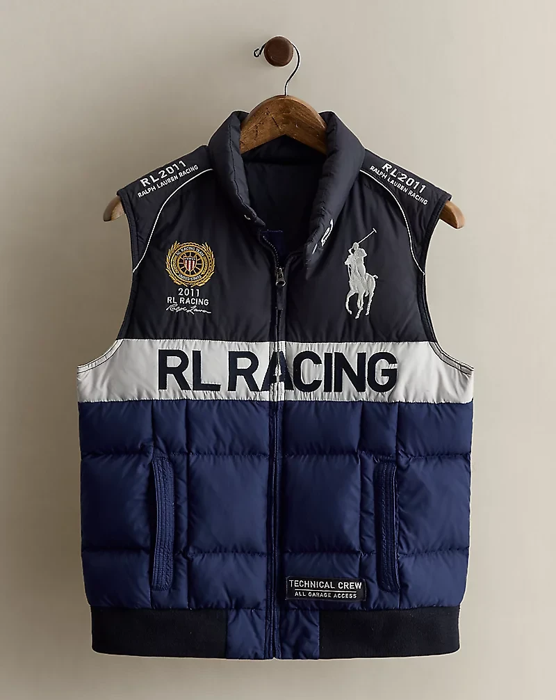 2011 RL Racing Down Vest - Size M