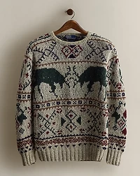 c. 1984 Hand-Knit Wool Sweater