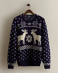1993 Hand-Knit Wool Sweater - Size L