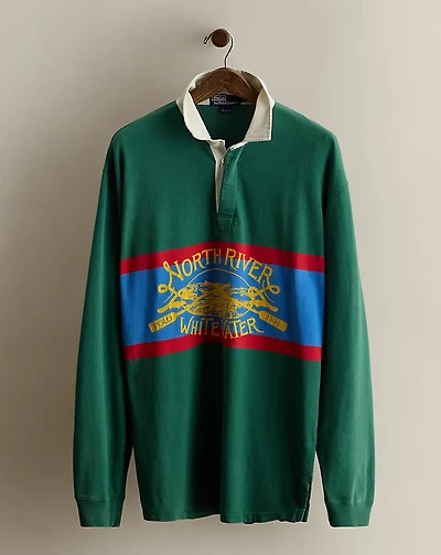 c. 1993 Graphic Rugby Shirt - Size XL