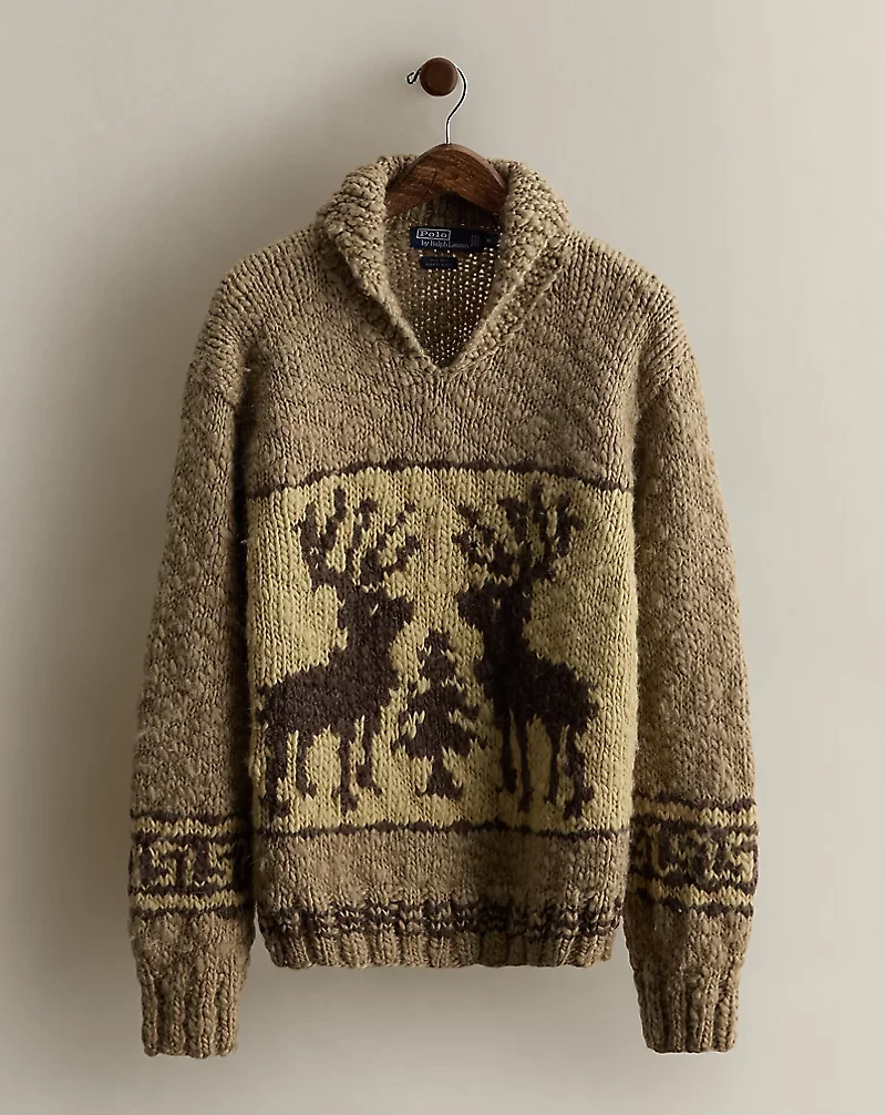 2004 Hand-Knit Wool Sweater - Size M