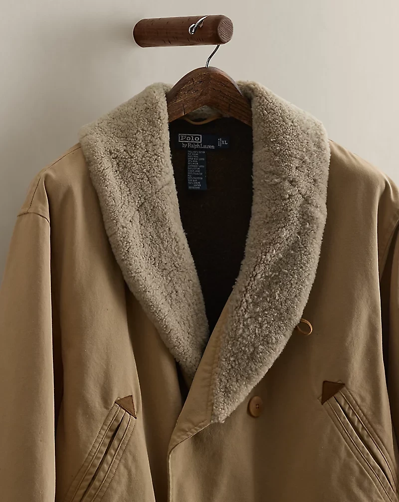 1988 Wool-Collar Coat - Size XL