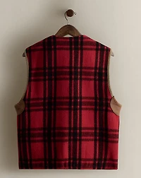 1985 Plaid Vest - Size M