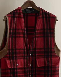 1985 Plaid Vest - Size M