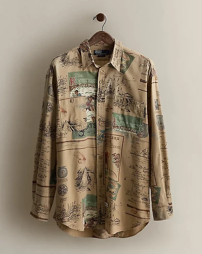 1995 Magazine-Print Shirt - Size L