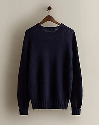 1992 Hand-Knit Bear Sweater - Size XL