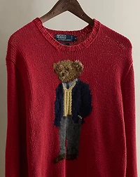 2001 Hand-Knit Bear Sweater