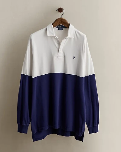 Vintage Color-Blocked Rugby - Size L