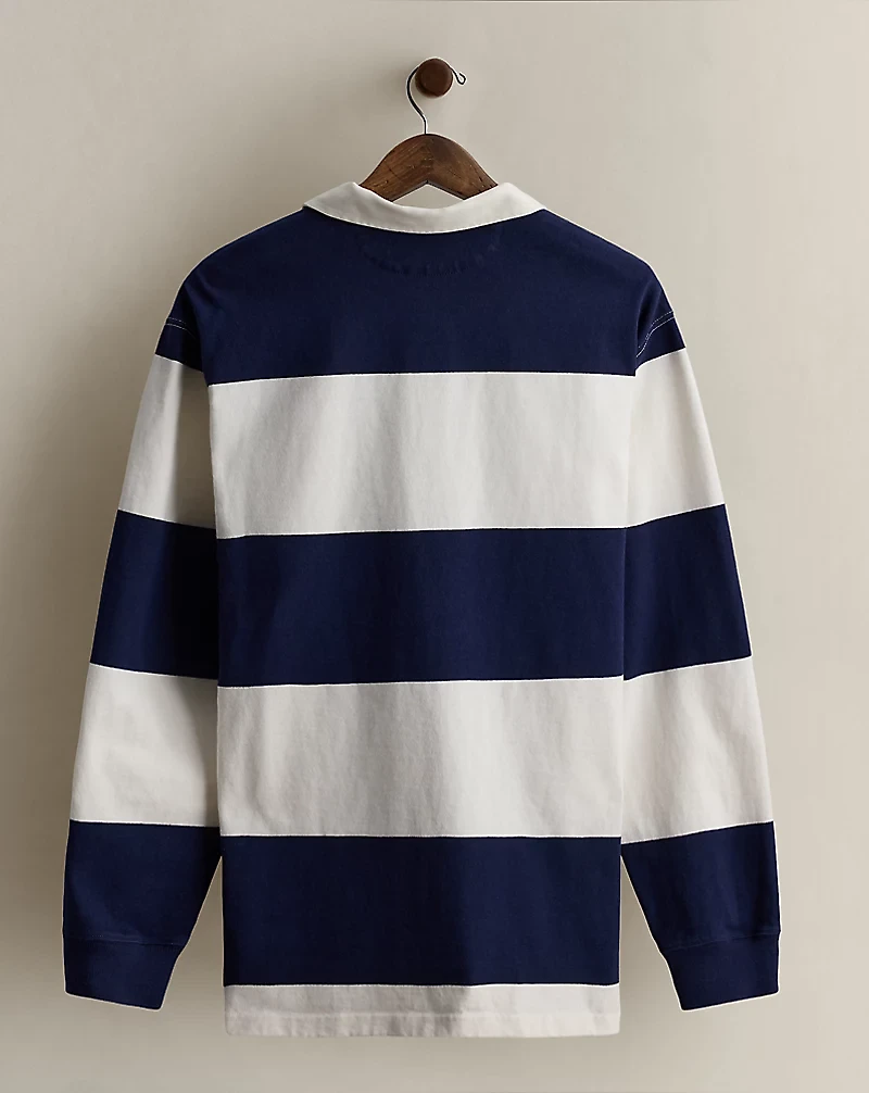 2006 Striped Rugby Shirt - Size L
