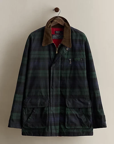 c. 1995 Plaid Barn Coat - Size L